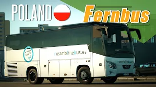НОВОЕ DLC. ДОСТАВКА АВТОБУСА ИЗ ГЕРМАНИИ В ПОЛЬШУ — Fernbus Simulator [#8]