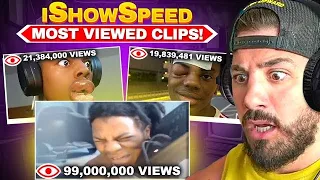 iShowSpeed Most Viewed Clips! 😂 (REACTION)