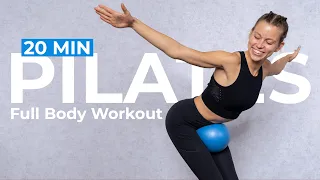 20 Min FULL BODY WORKOUT with BALL - Feel Good & Energized NOW!