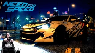 Супер дрифт тачка - Toyota GT86 - NFS 2015/2016 на руле Fanatec Porsche 911 GT2