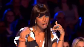 Perry Devonish abs make Kelly Rowland blush -  X Factor 2011 Auditions