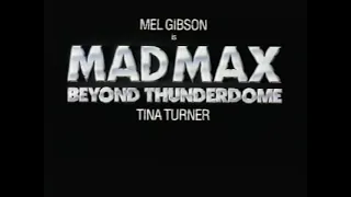 80's Ads Mad Max Beyond Thunderdome TV Spot 1985 remastered