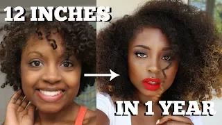 HOW I GREW MY NATURAL HAIR FAST | 12 INCHES IN 12 MONTHS