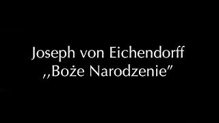 Joseph von Eichendorff - Boże Narodzenie