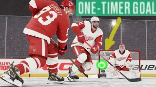 How to score one timer goals in NHL 24.