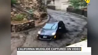 Watch: California mudslide captured on video