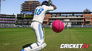 The Beauty of SWING Bowling at Lord's: 1st Ever Pink Ball Test - Cricket 24 Max Swing Sliders