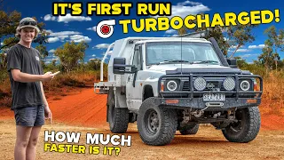 Turbo TD42 Nissan Patrol First Run! | How fast is it?! | IS IT WORTH TURBOCHARGING YOUR OLD 4x4?