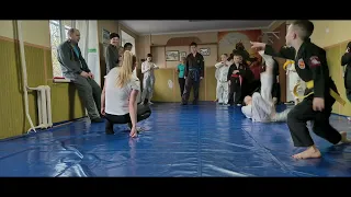 club Aikido "Samurai" - спільне тренування з батьками на базі підліткового клуба "Мандри" 🈴