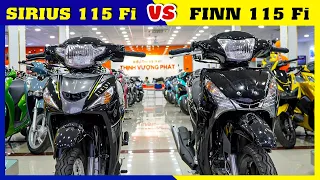 So sánh chi tiết "Jupiter Finn 115i" và "Sirius 115Fi" ▶️ Nên mua xe nào hợp lý ✅CUA Vlog61