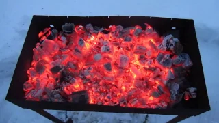 How to get amazing red hot coals for any barbecue. Part 1.