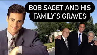 Famous Graves: The Grave of Bob Saget and his Parents and Sister