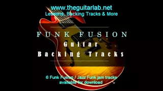 Preview - Funk Fusion Guitar Backing Tracks - TheGuitarLab.net -