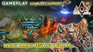 Match Paling Tegang + Kocak!! Gameplay Lumburr - Garena AOV Indonesia