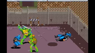 Teenage Mutant Ninja Turtles IV: Turtles in Time SNES 2 player Netplay 60fps