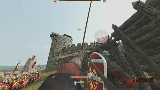 Mount and Blade II Bannerlord  - Siege, turmoil in the gate.