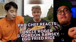 Pro Chef Reacts... to Uncle Roger Review GORDON RAMSAY Fried Rice