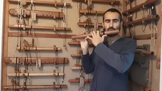 Flauta Árabe G - Madeira Cedro  - Sopro Nativo
