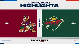 NHL Highlights | Coyotes vs. Wild - January 14, 2023