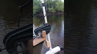 STOP putting your motor on the side of canoe.  Homemade transom.