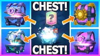 CHEST OPENING!! LEGENDARY CHEST, SUPER MAGICAL CHEST, GRAND CHALLENGE CHEST! CLASH ROYALE ARENA PACK