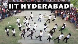 IIT Hyderabad Dance Performance || Dance Club || Shuffle Crew ||  Flashmob || Drone Shot ||
