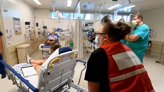 Simulated Mass Casualty Event at UC Davis Medical Center's Emergency Department