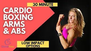 30 Minutes Cardio Kickboxing Arms and ABS 🔥 Super sweaty Workout 🔥