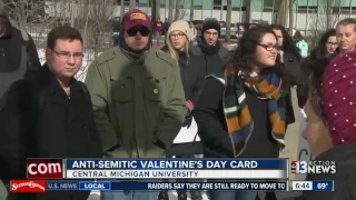 College group gives out Valentine card with Holocaust joke