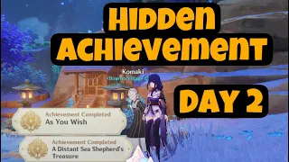 [UA] Genshin impact - How to get achievement As you wish - Day 2 & A Distant Sea Shepherd's Treasure