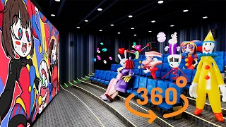 The Amazing Digital Circus 360° - CINEMA HALL | Pomni react to TADC meme 3  | VR/360° Experience