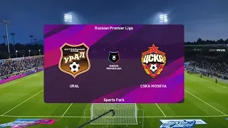 PES 2020 | Ural vs CSKA Moscow - Russia Premier League | 29 September 2019 | Full Gameplay HD