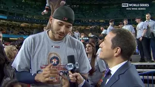 After world series win, astros Carlos Correa proposes on national tv