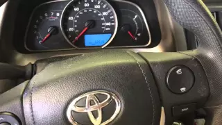 How to reset oil change reminder on 2013 Toyota Rav4