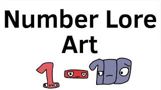 Number Lore Art (1 - 100) (@SoupEarthOfficial)