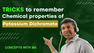 Tricks for Potassium dichromate chemical properties