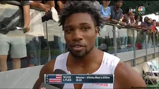 CONFIDENT  NOAH LYLES  - Men 200m - USATF NYC Grand Prix 2022