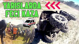 TERRIBLE ACCIDENT! ATV MOTOR RACING ACCIDENT (URLA & ŞILE RACING) ATV VLOG