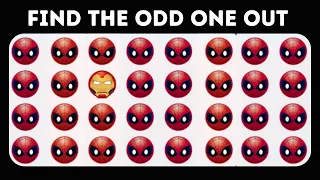 FIND THE ODD EMOJI OUT | odd one out puzzle | Emoji quiz