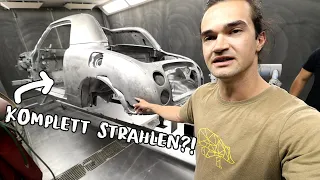 Deshalb solltest du deine Karosserie NICHT SANDSTRAHLEN | Restauration Nissan Figaro F.06