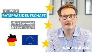 Deutschland übernimmt die Ratspräsidentschaft der EU 🇩🇪 🇪🇺