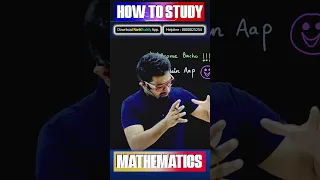 How To Study Maths #shorts #bhannatmaths