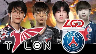 TALON CORES vs PSG.LGD CORES !! MIKOTO 23SAVAGE vs SHIRO NOTHINGTOSAY & EMO