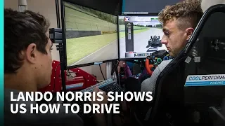 'He's going to spin again!' - Simulator tips with F1 driver Lando Norris