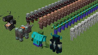 which bosses will hunt faster? which Wither Storm mobs hunt faster???