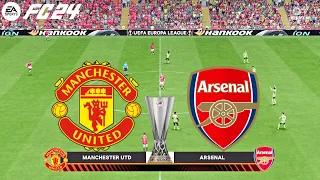 FC 24 | Manchester United vs Arsenal - UEFA Europa League - PS5 Gameplay