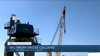 Crews carefully start removing first pieces of twisted steel from collapsed Baltimore bridge