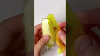 바나나🍌 말랑이 만들기 - DIY Banana🍌 Squishy with nano tape #shorts