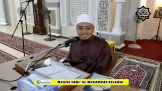 Ustaz Wadi Anuar Ayub : Tanda2 Allah Sambut Kita