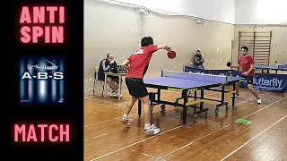 Frictionless AntiSpin Table Tennis Match - Dr Neubauer ABS